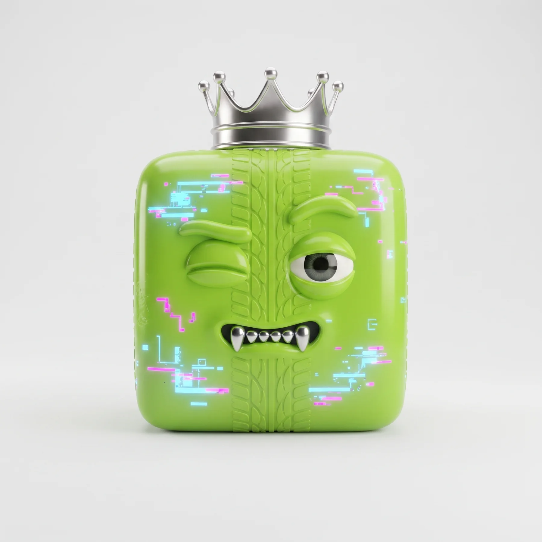 Kubix #007 Green Winking